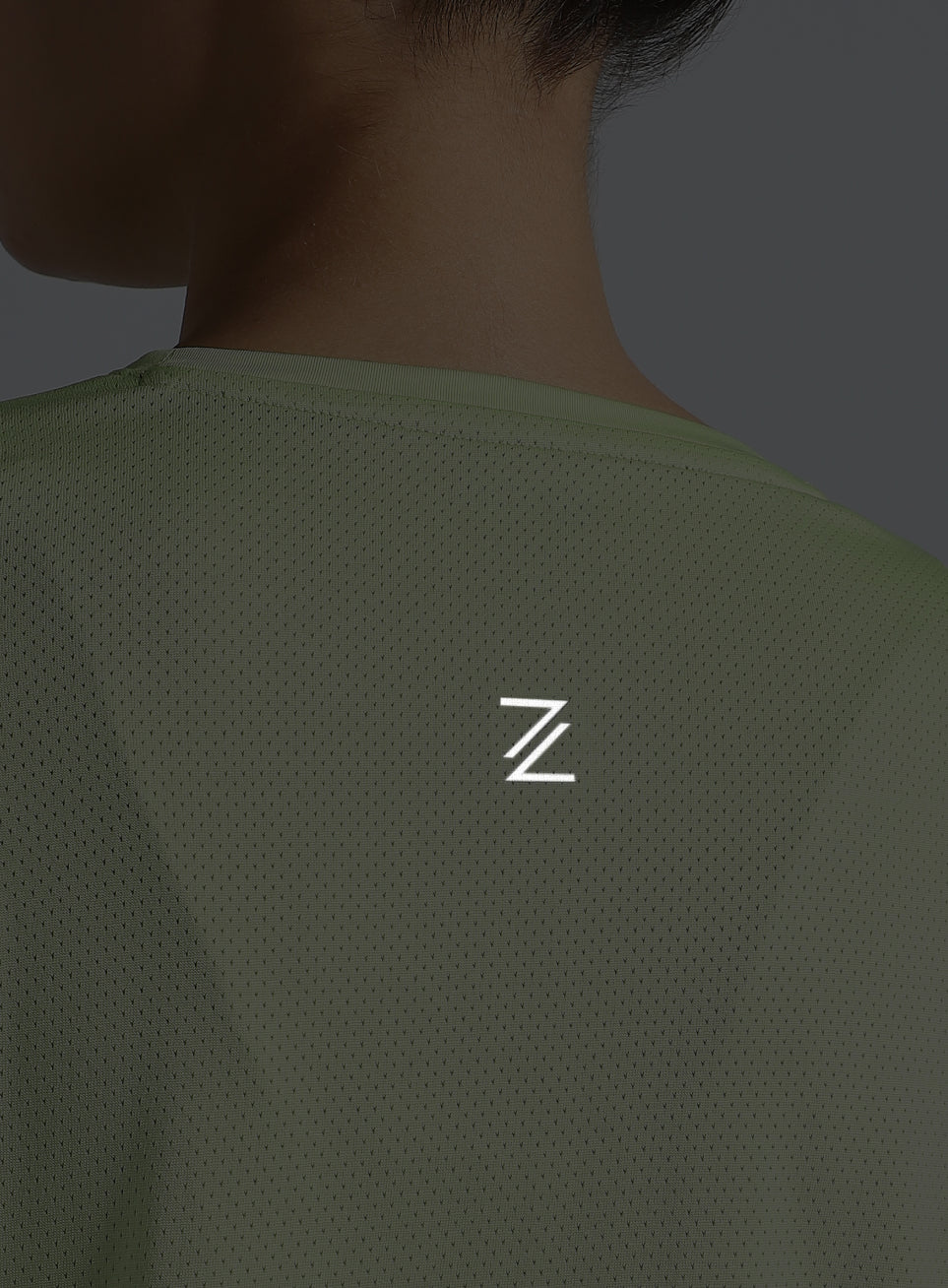 Women's Lime The Racer Pacer Top