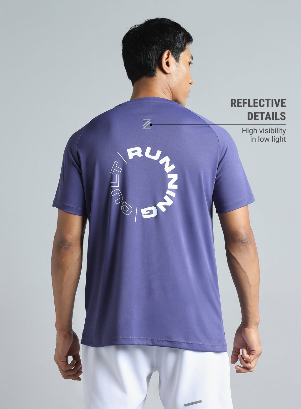 Men's Purple Running Club Graphic T-shirt