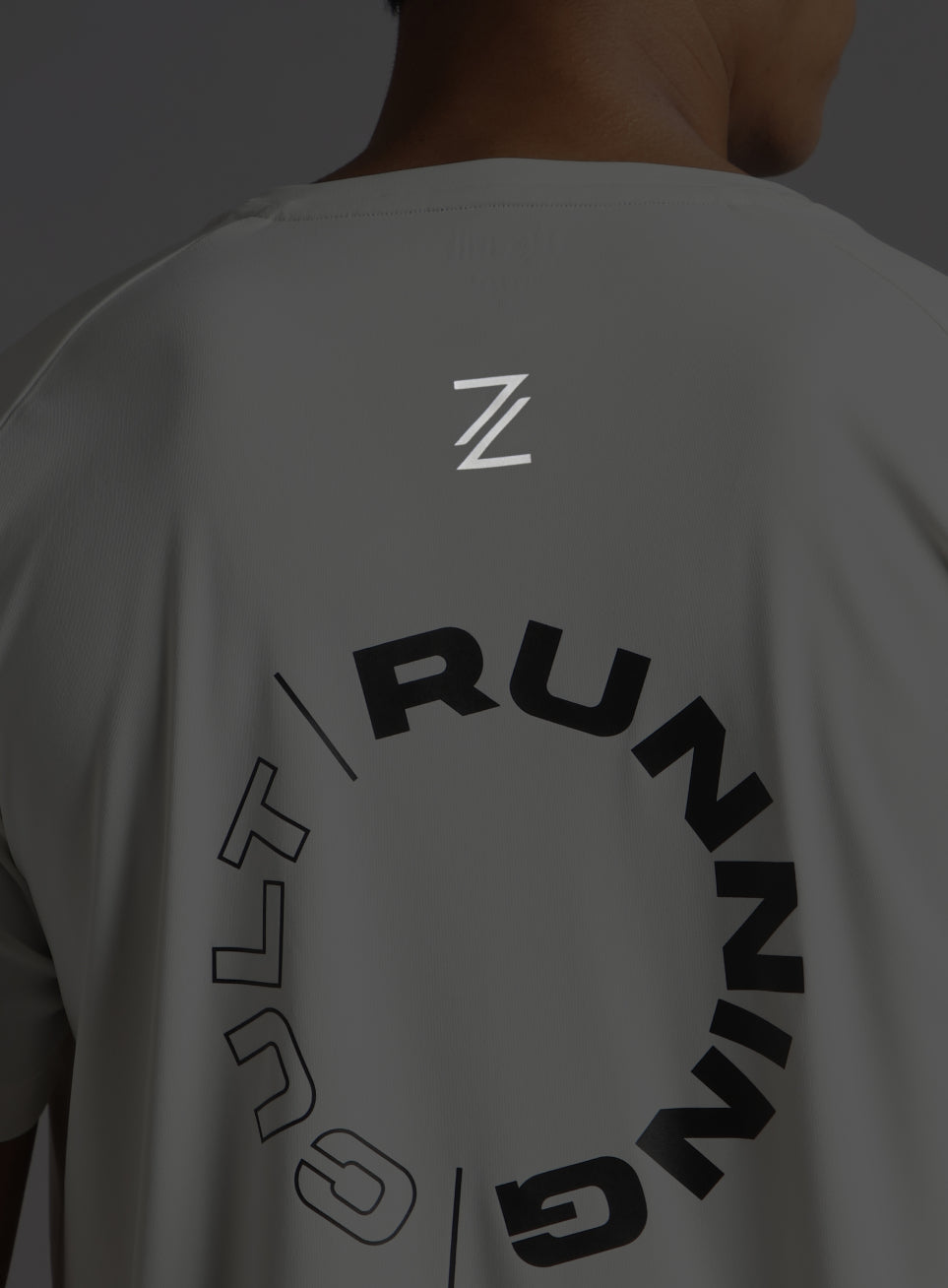 Men's White Running Club Graphic T-shirt