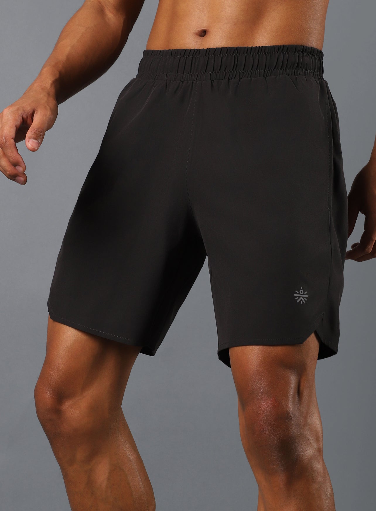 Men's Dark Grey Iconic Running Shorts