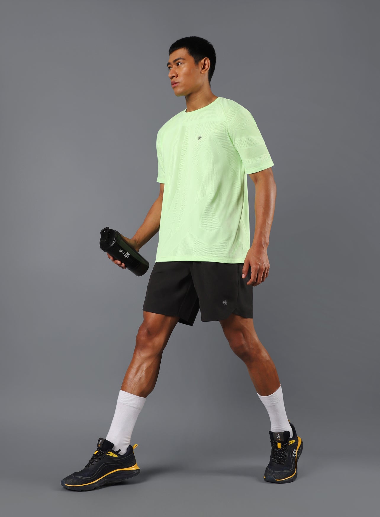 Men's Dark Grey Iconic Running Shorts