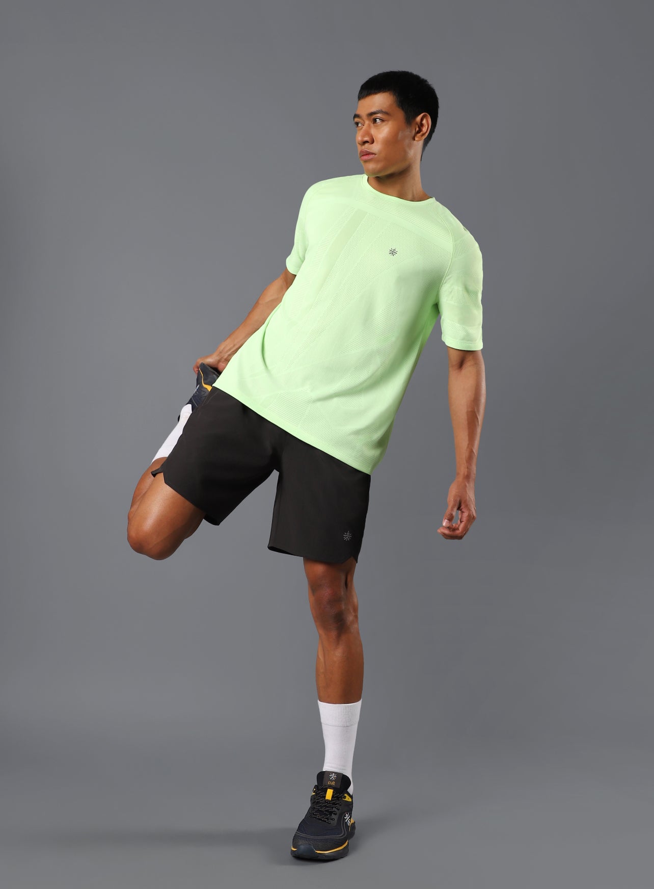 Men's Dark Grey Iconic Running Shorts