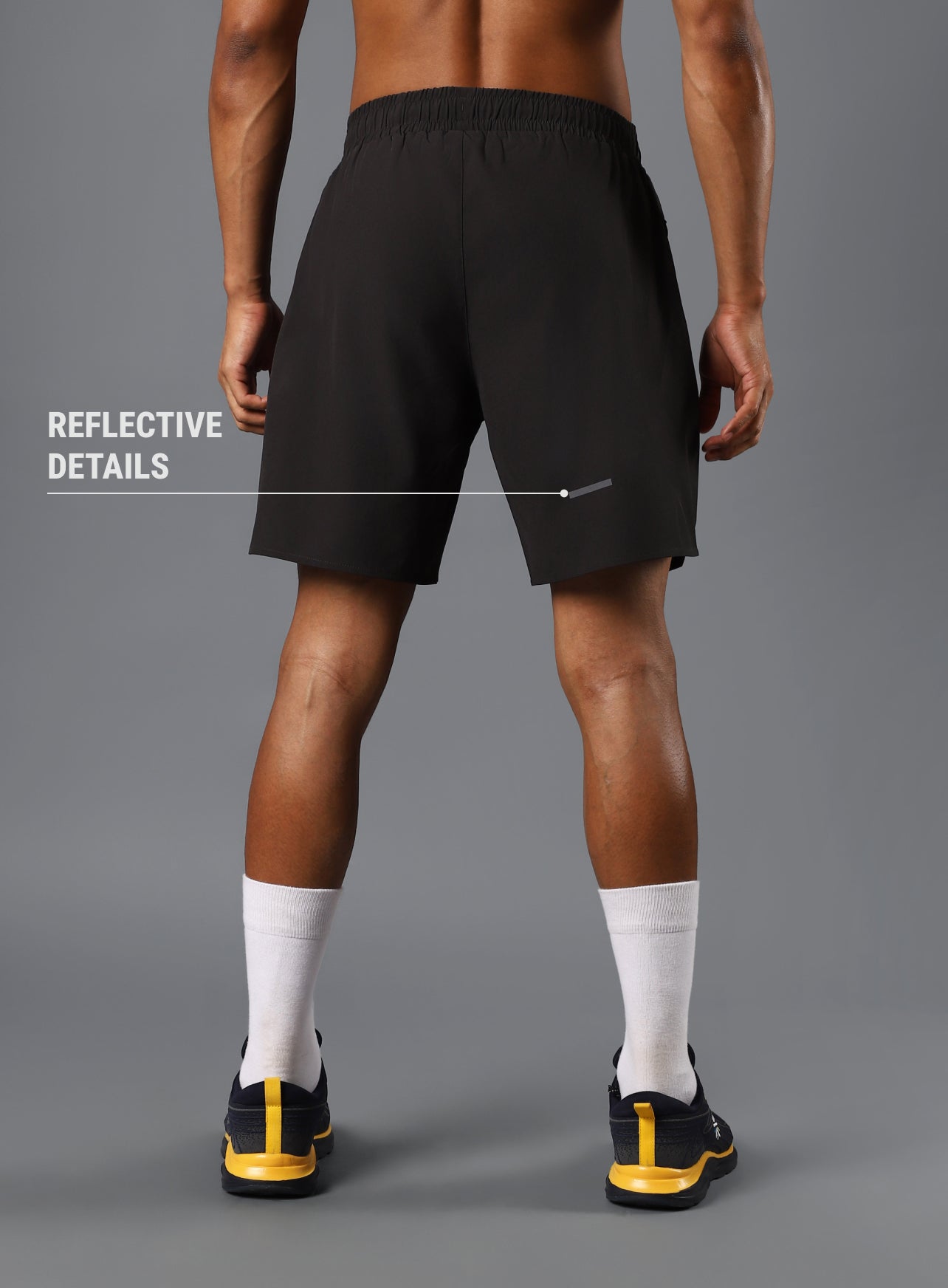 Men's Dark Grey Iconic Running Shorts