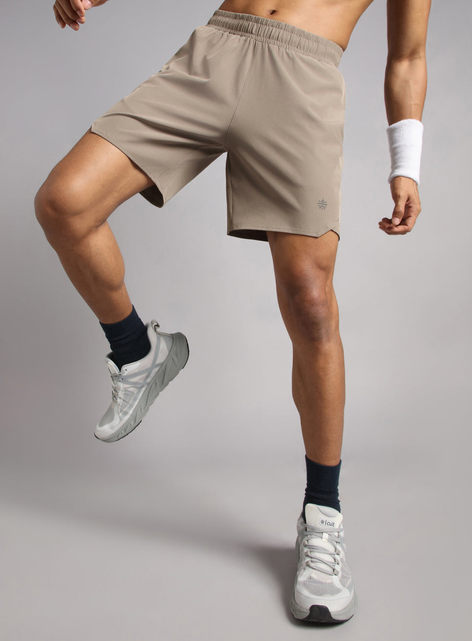 Men's Brown Iconic Running Shorts