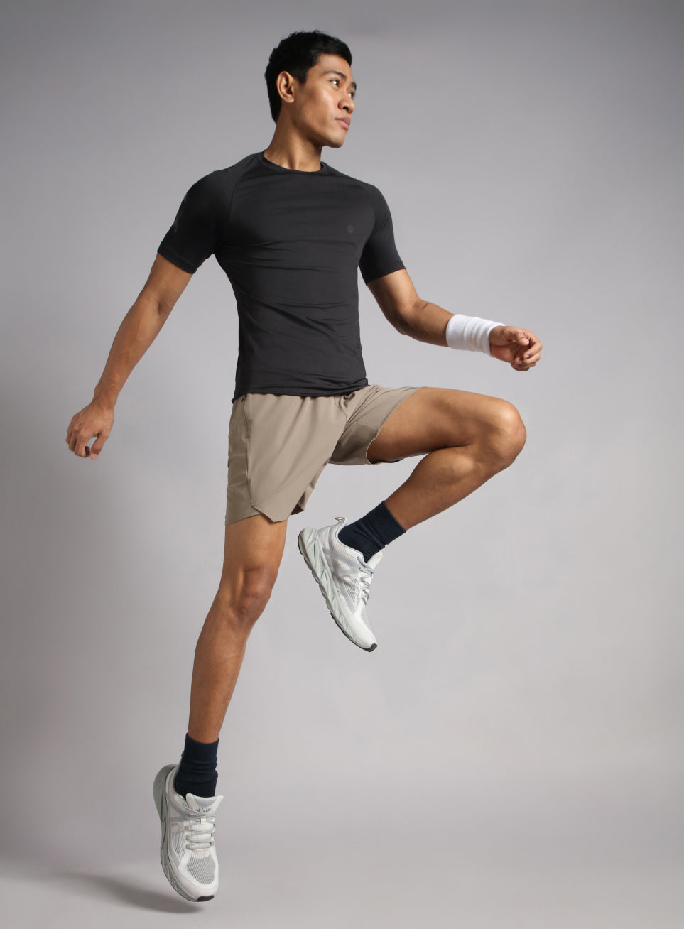 Men's Brown Iconic Running Shorts