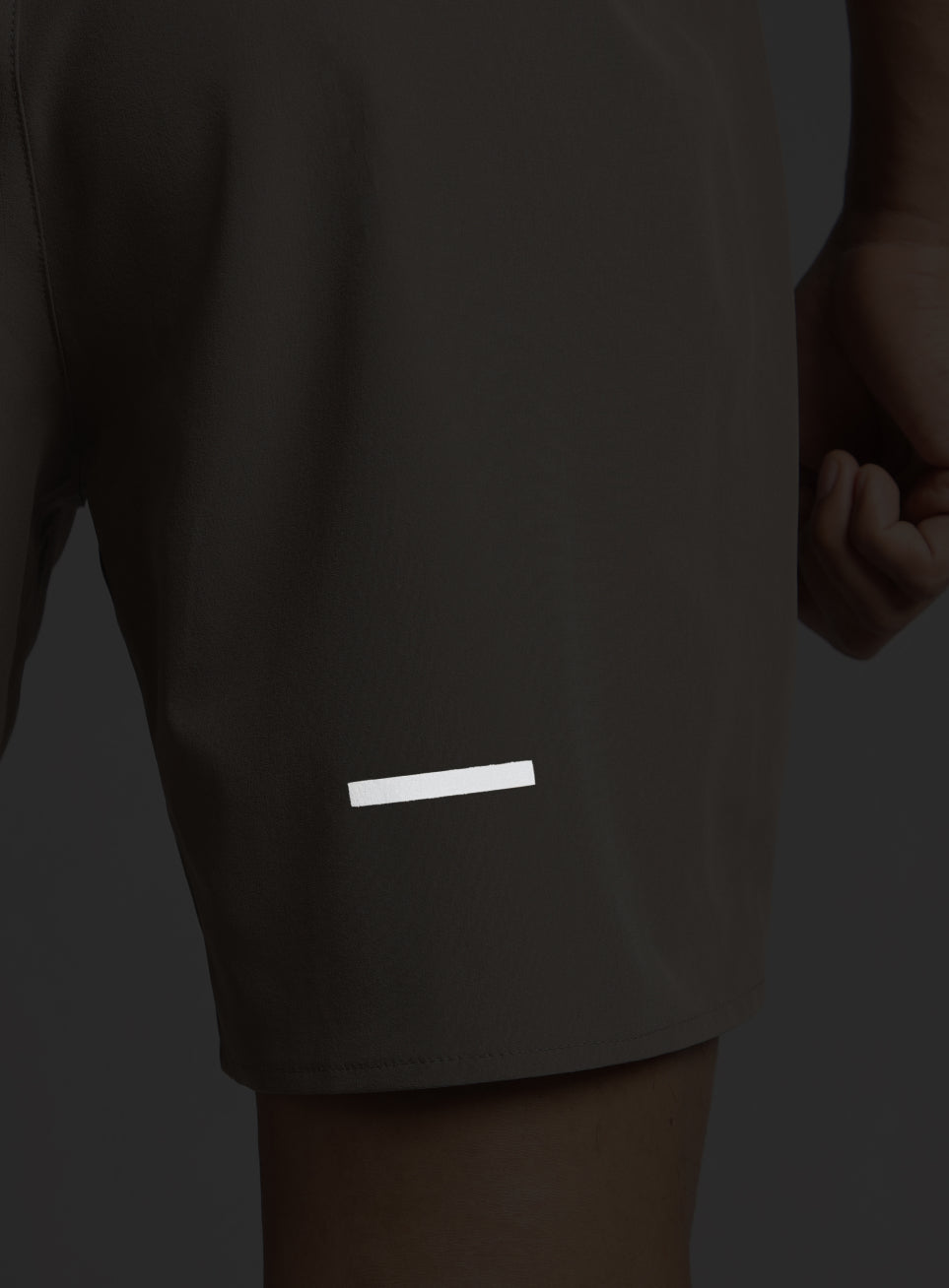 Men's Brown Iconic Running Shorts