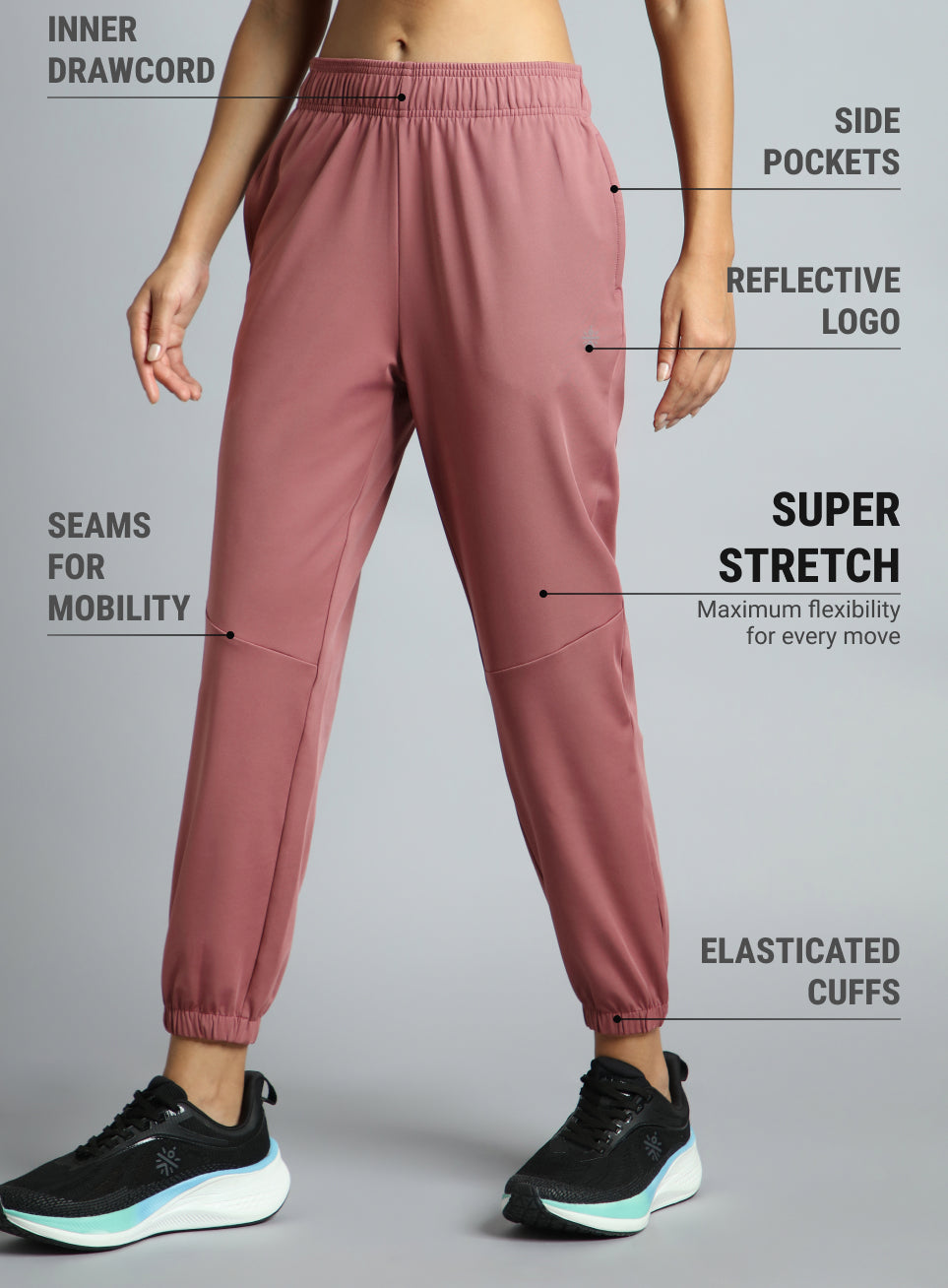 Women's Pink Night Joggers