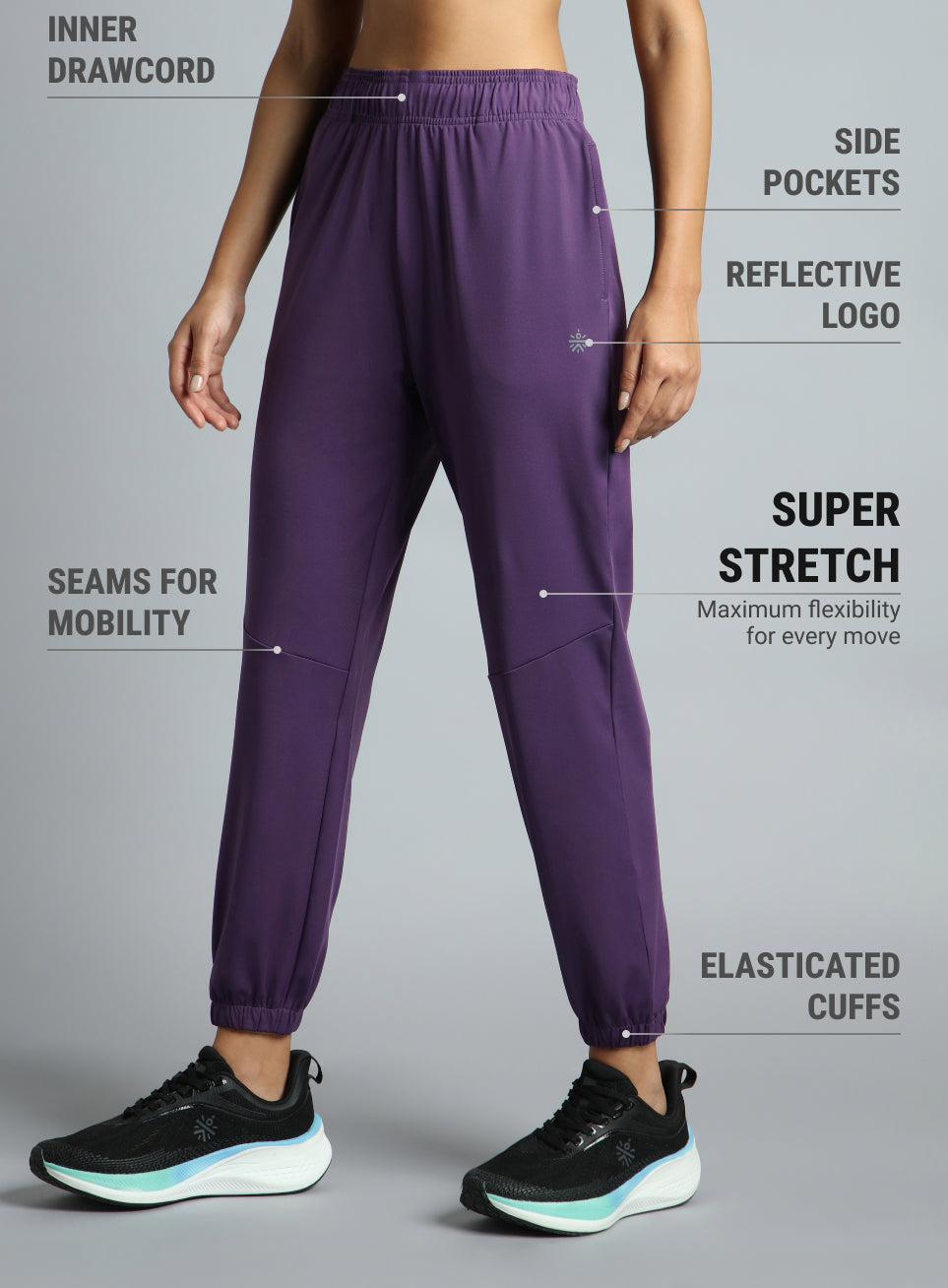 Women's Purple Night Joggers