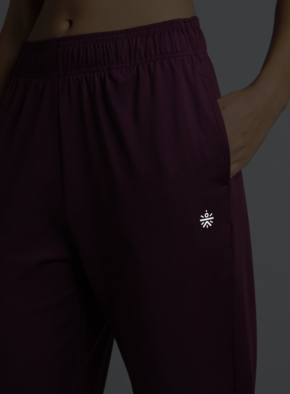 Women's Wine Iconic Running Joggers