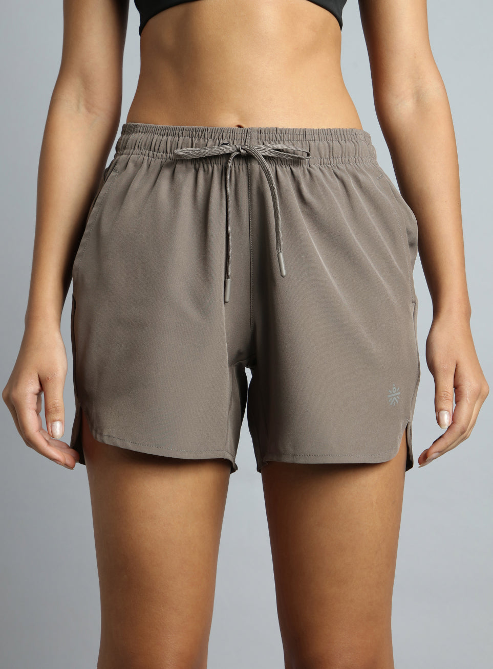 Women's Brown Running Essential Shorts