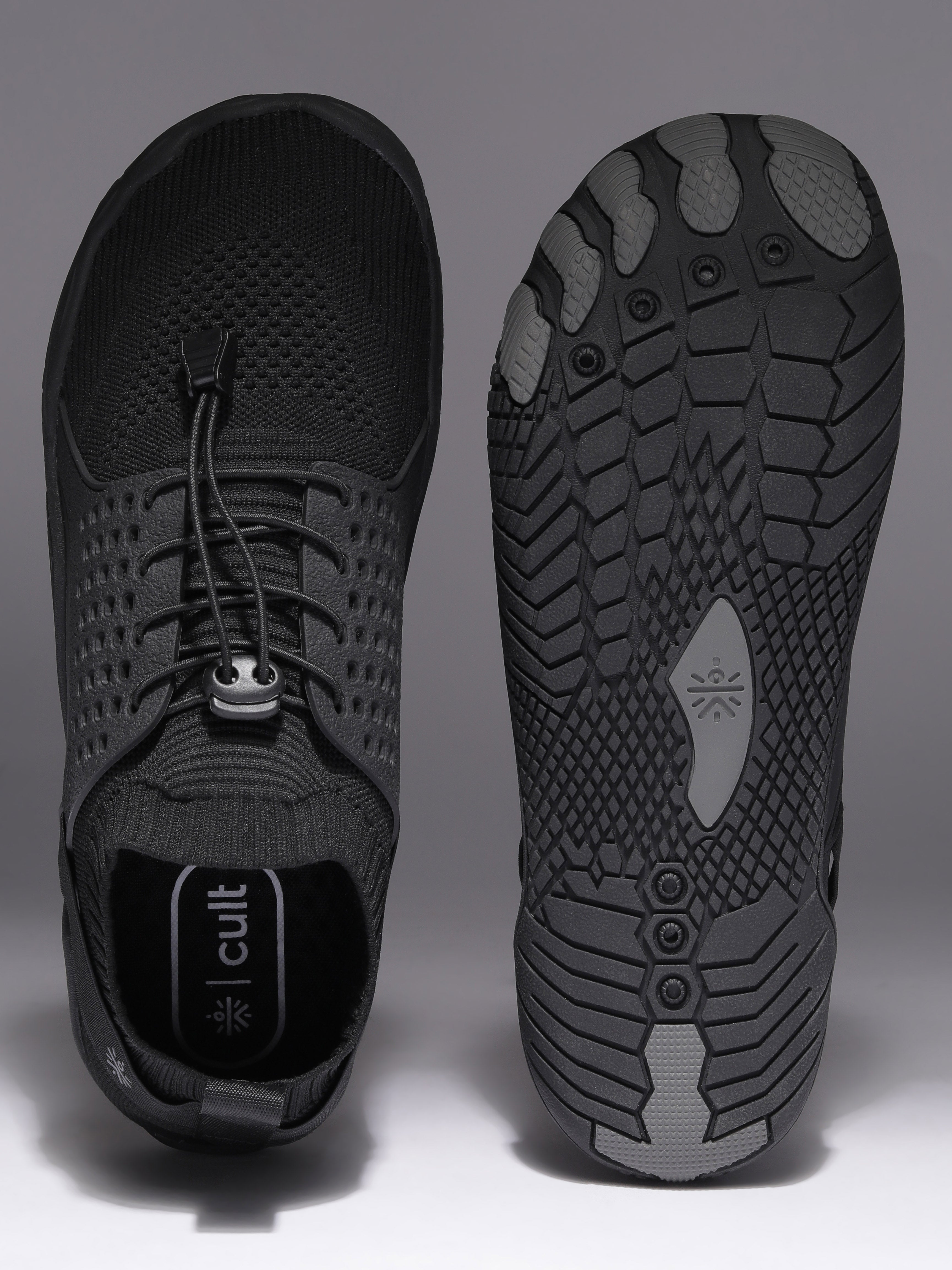 cult Men's FlexKnit Barefoot Training Shoes - Black