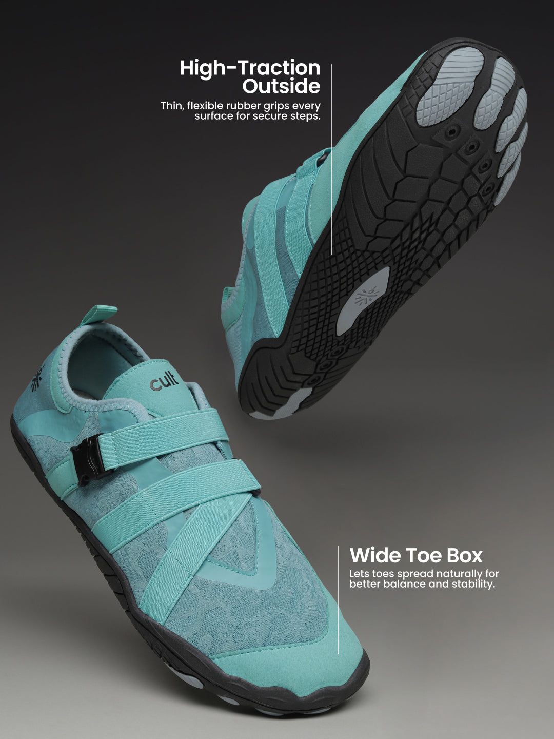 cult Men's MoveLite Barefoot Training Shoes - Slate