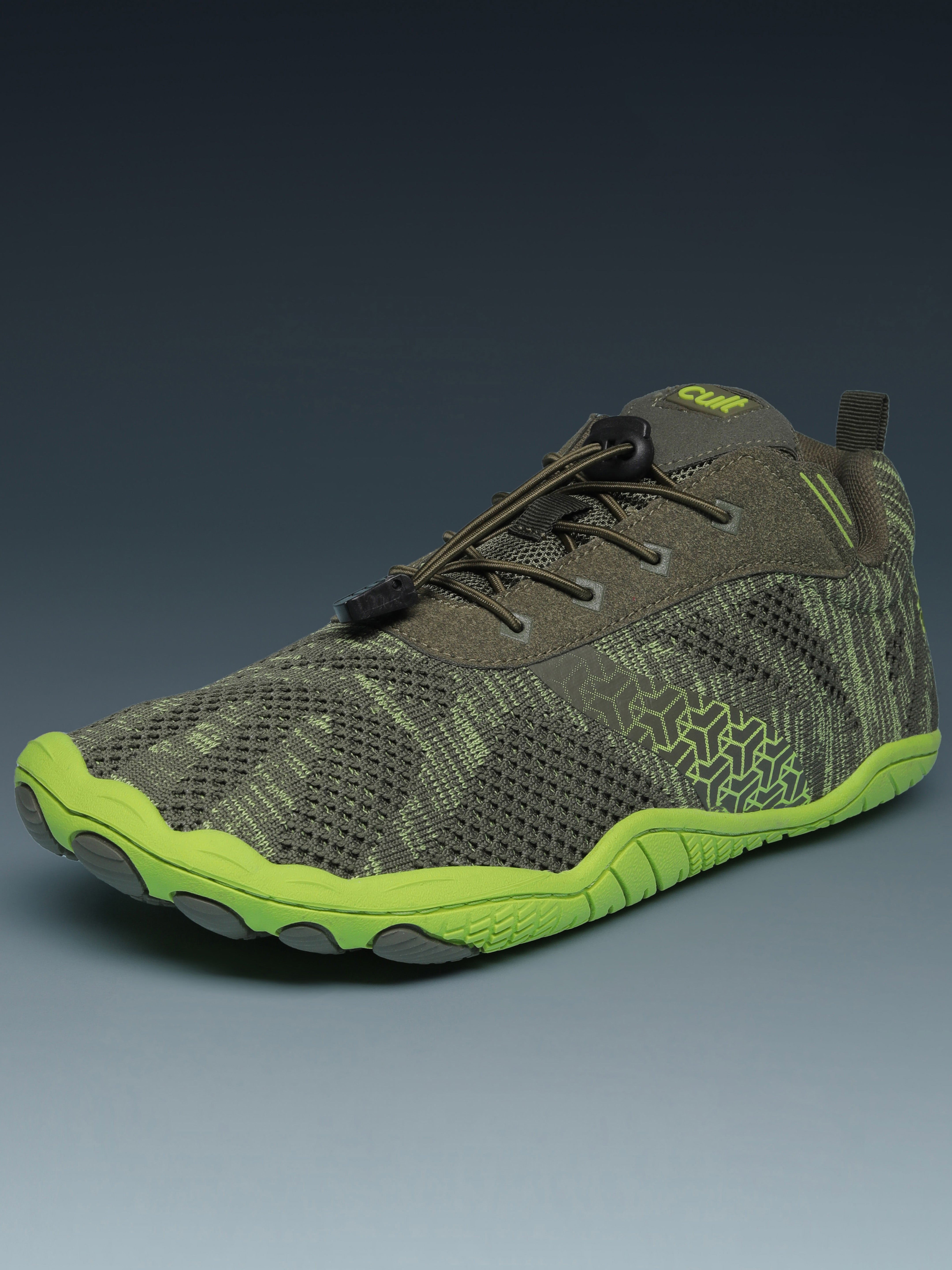 cult Men's KnitFit Barefoot Training Shoes - Olive