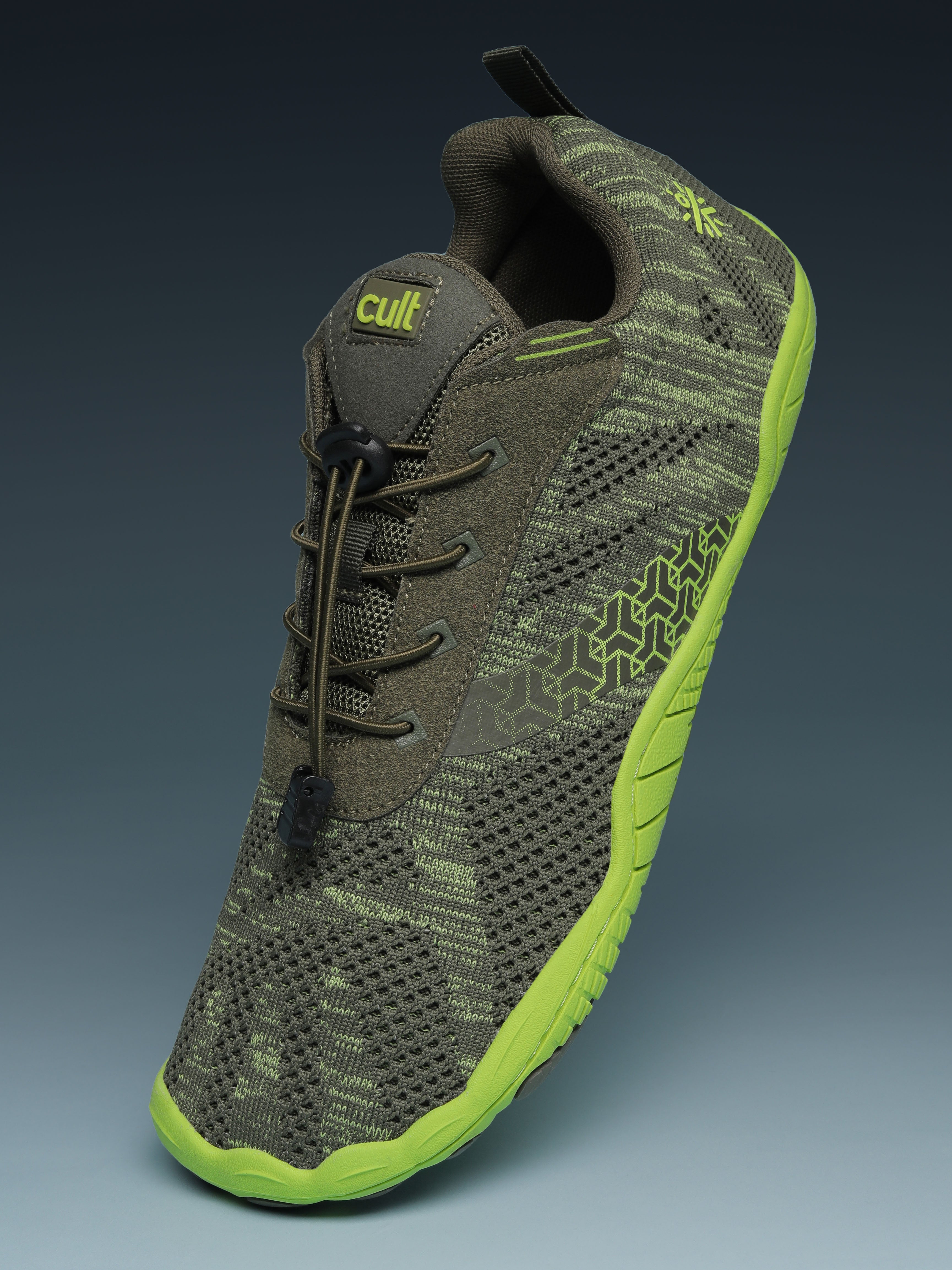 cult Men's KnitFit Barefoot Training Shoes - Olive
