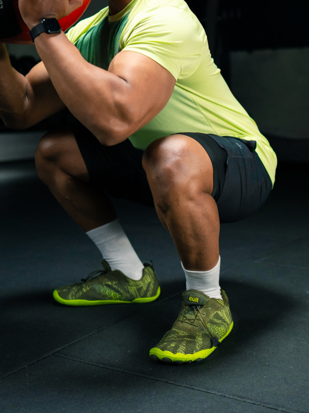 cult Men's KnitFit Barefoot Training Shoes - Olive
