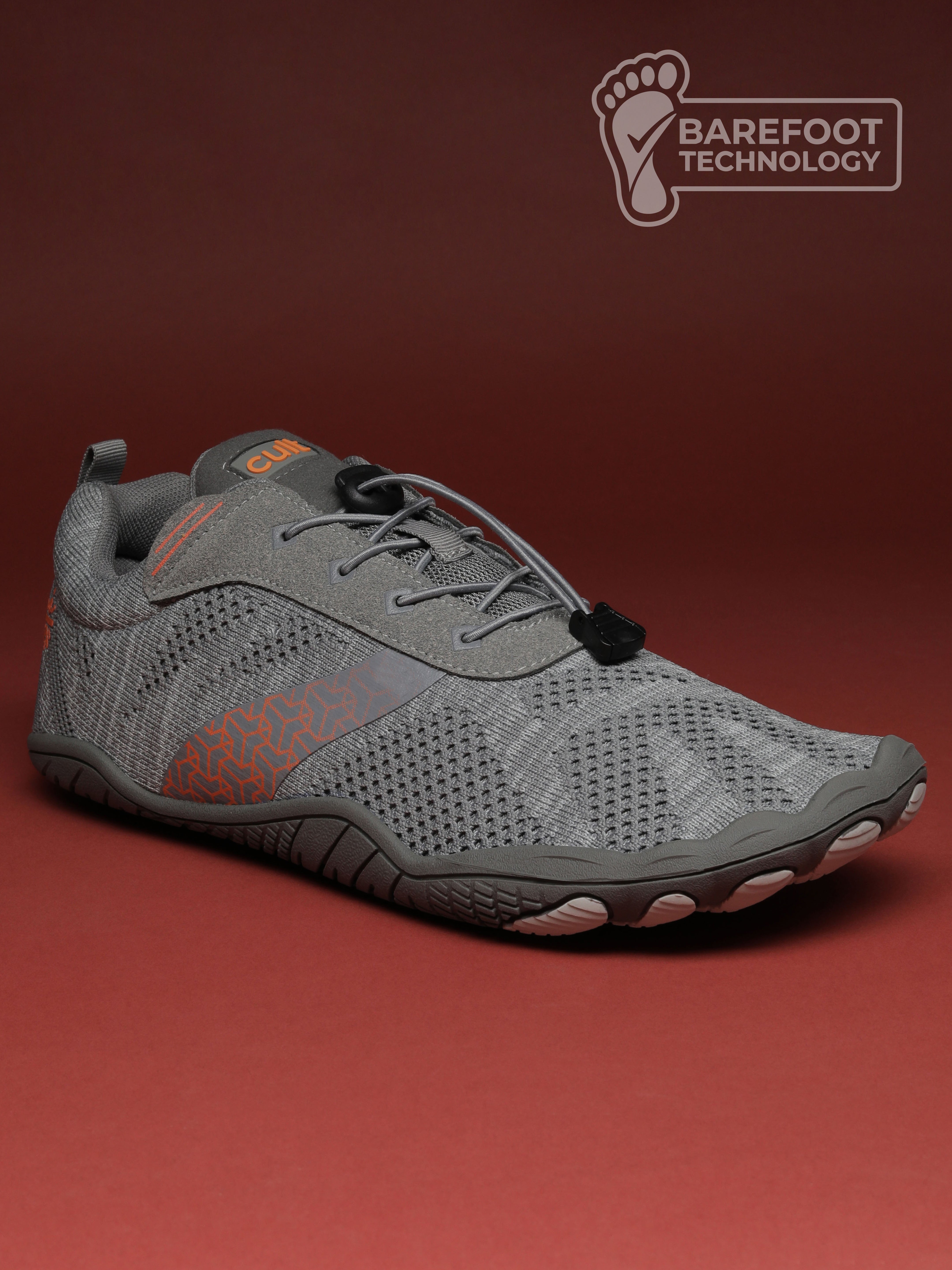 cult Men's KnitFit Barefoot Training Shoes - D.Grey