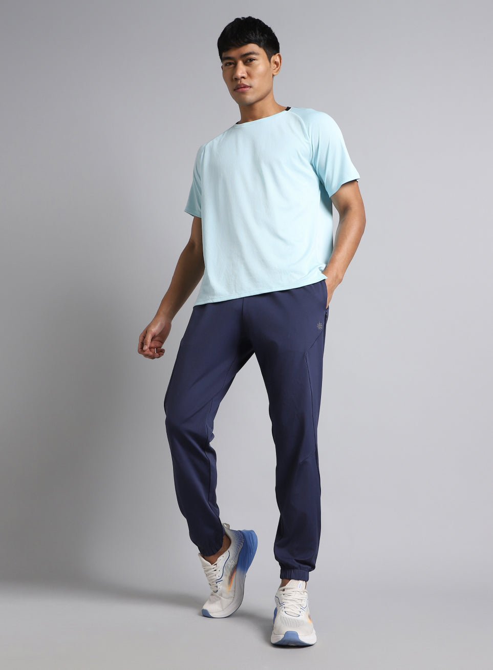 Men's Navy Pace Up Running Joggers