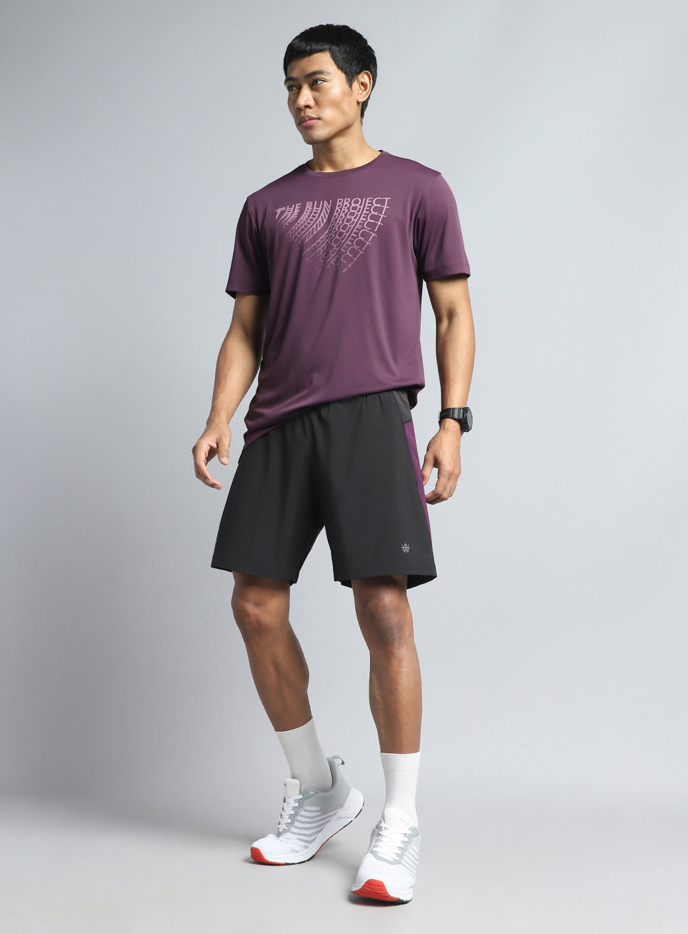 Men's Black Pacer Running Shorts