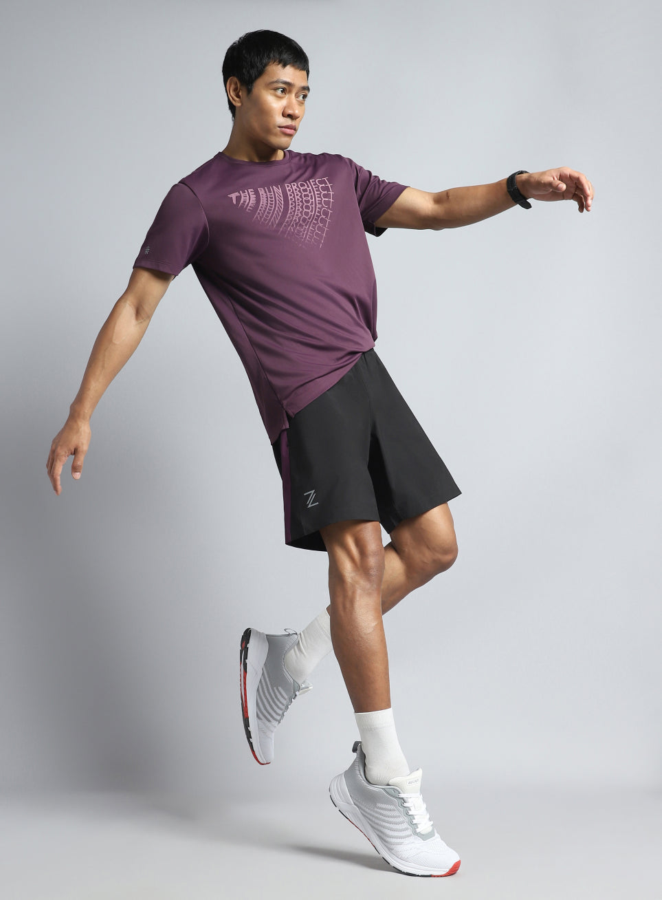 Men's Black Pacer Running Shorts