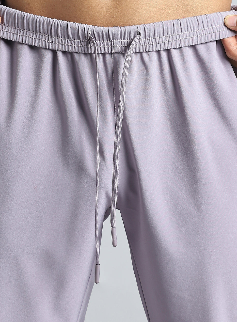 Men's Purple Pace up Running Trackpants