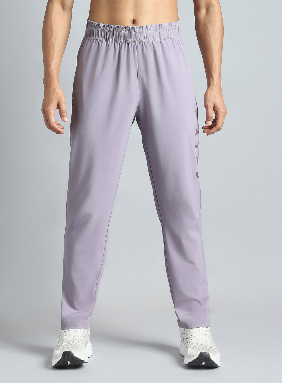 Men's Purple Pace up Running Trackpants