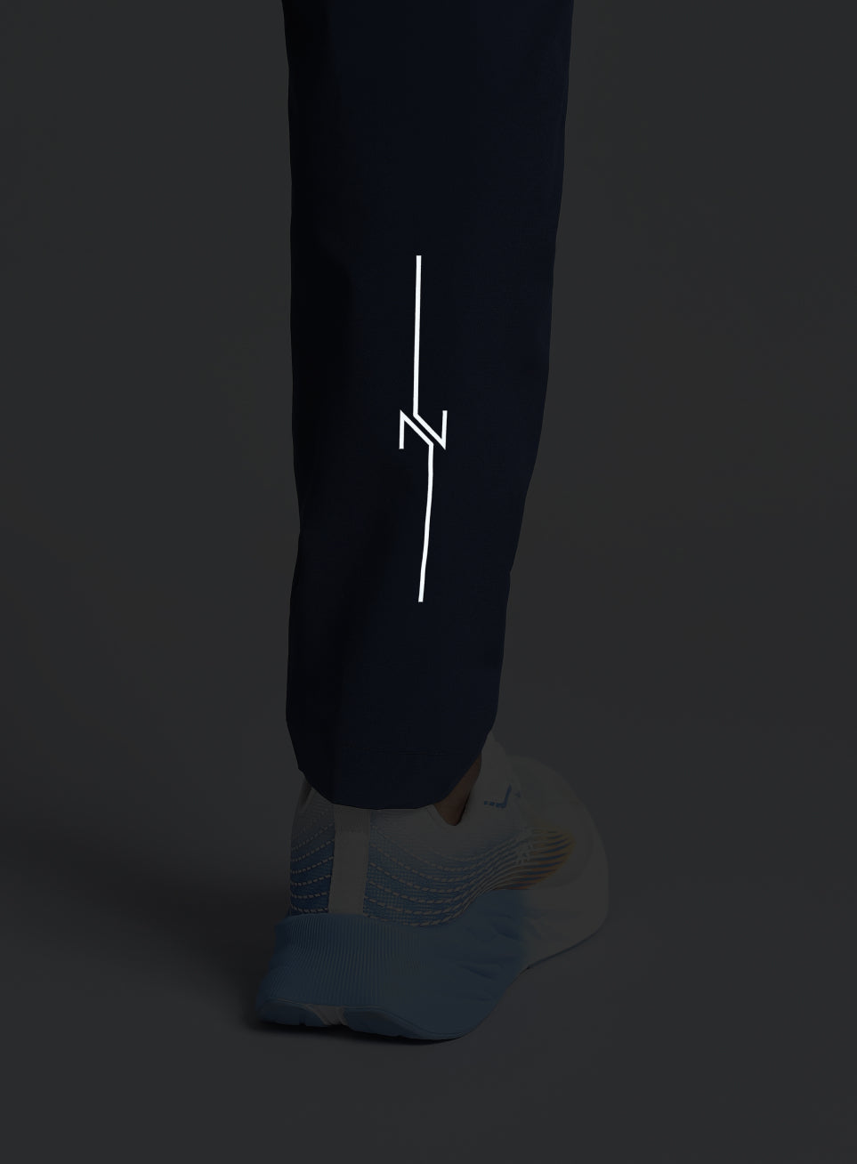 Men's Navy Pacer Running Trackpants