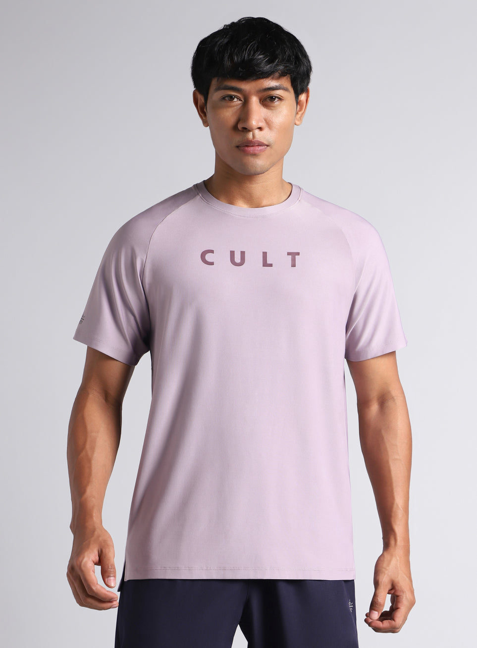 Men's Purple Pace up Running T-shirt