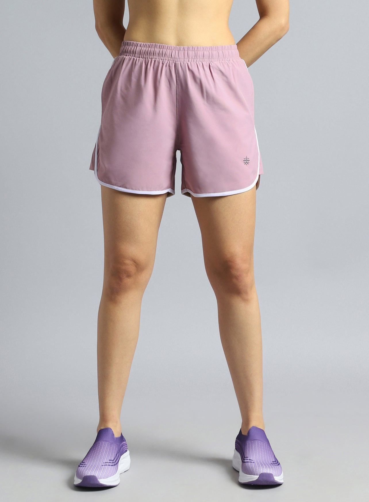 Women's Pink Pace Up Running Shorts