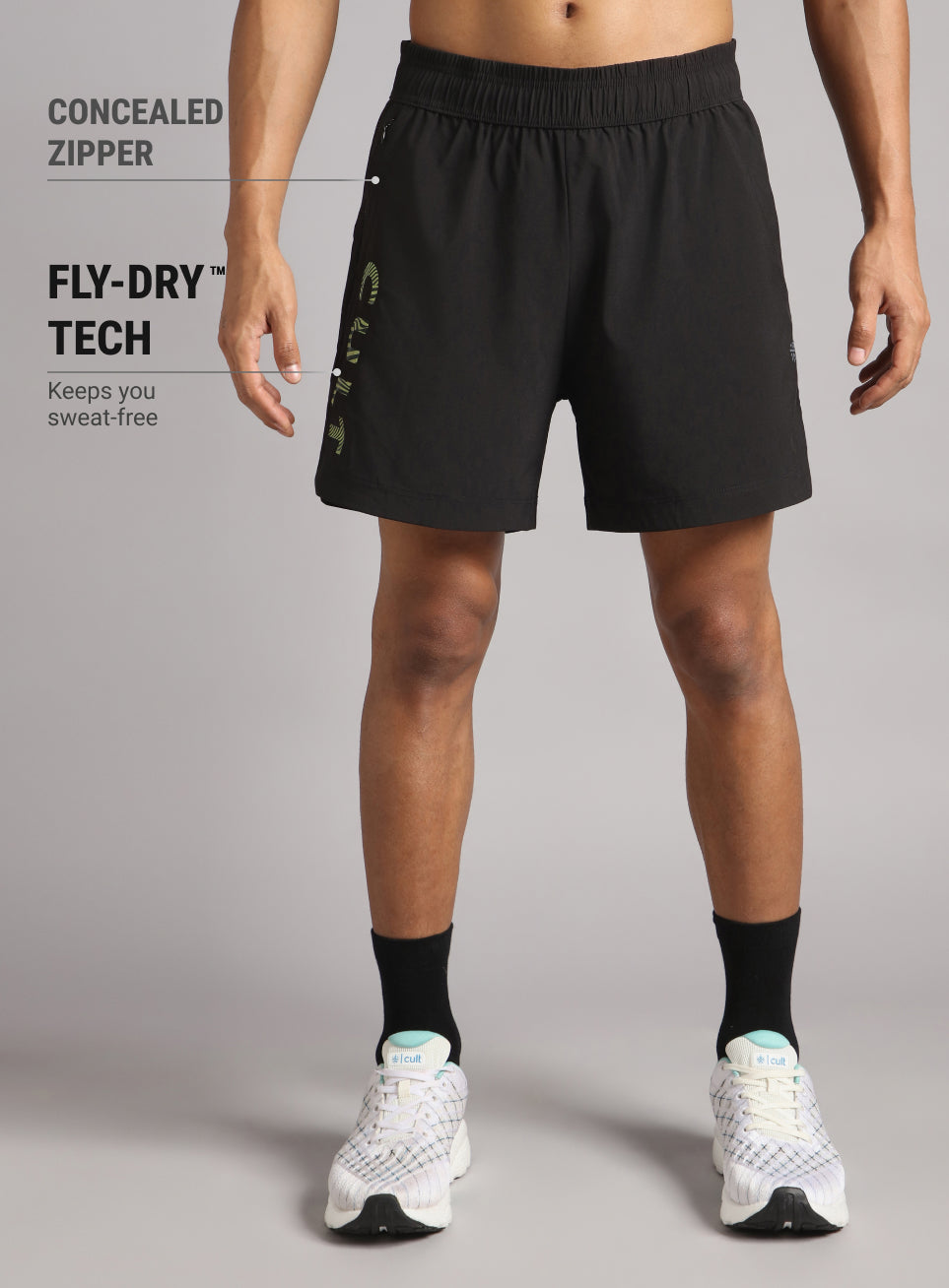 Men's Black CULT 360 Peformance Training Shorts