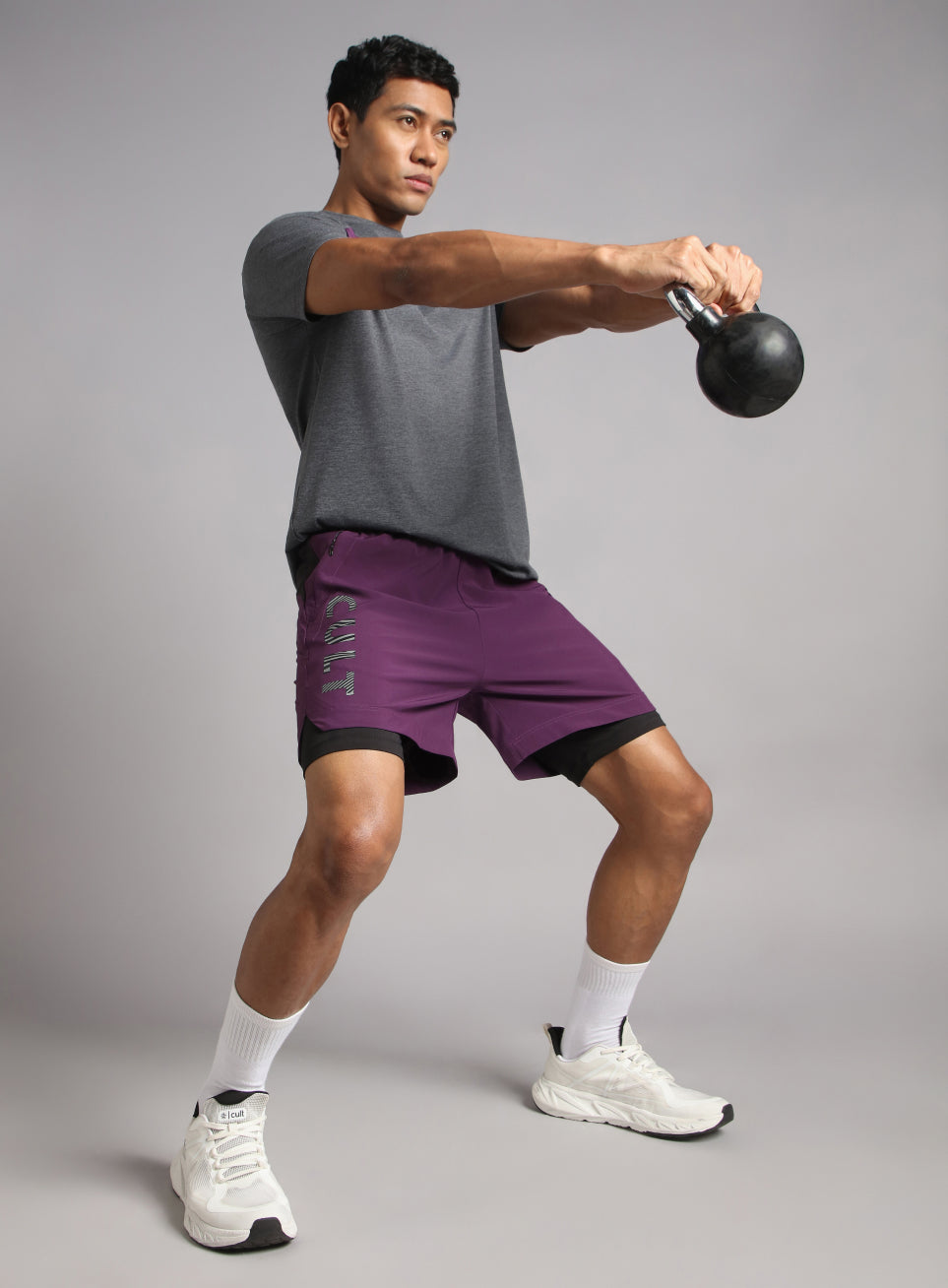 Men's Wine CULT 360 Peformance Training Shorts