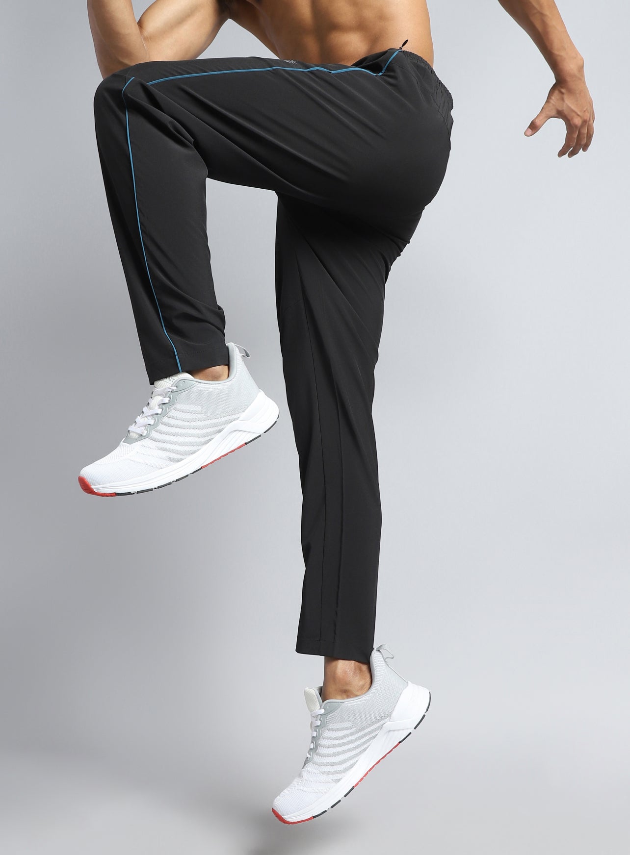 Men's Black Train All Format Trackpants