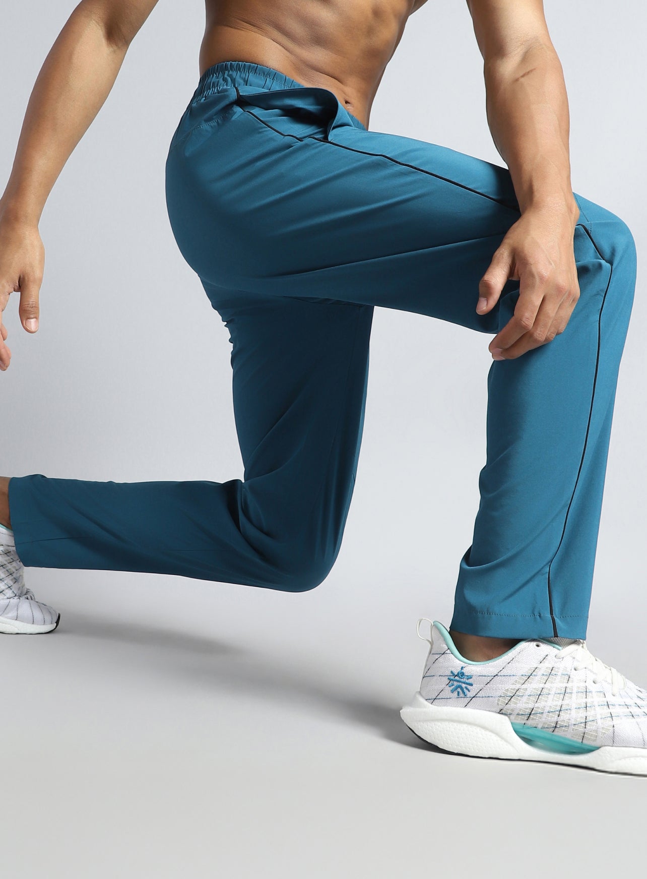 Men's Teal Train All Format Trackpants