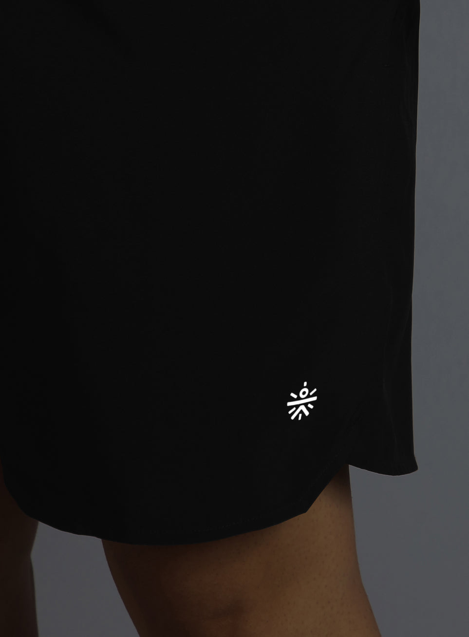 Men's Black Runner's Essential Plus Size Shorts