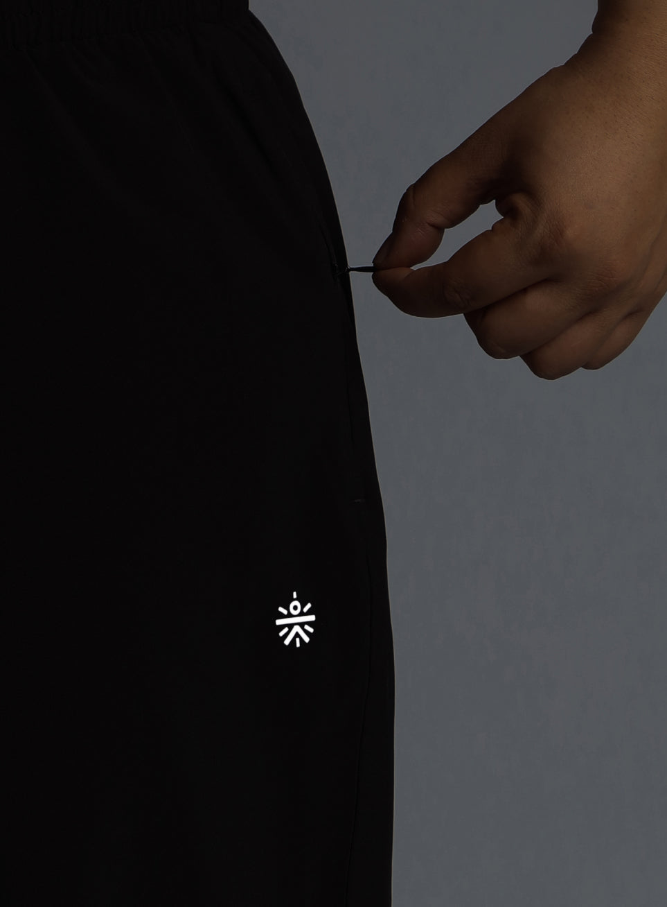 Men's Black Ultimate Running Plus Size Trackpants