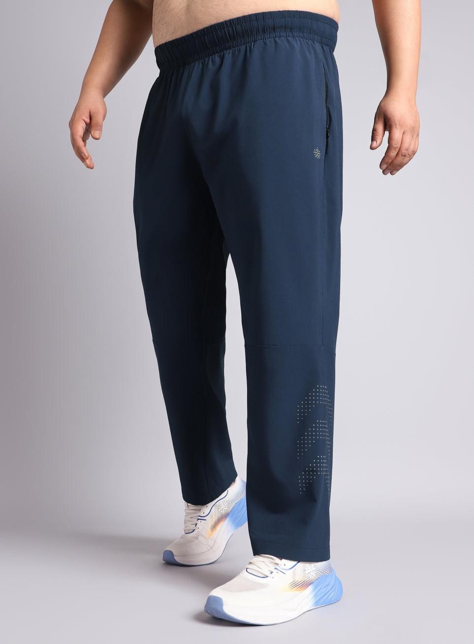 Men's Navy Ultimate Running Plus Size Trackpants