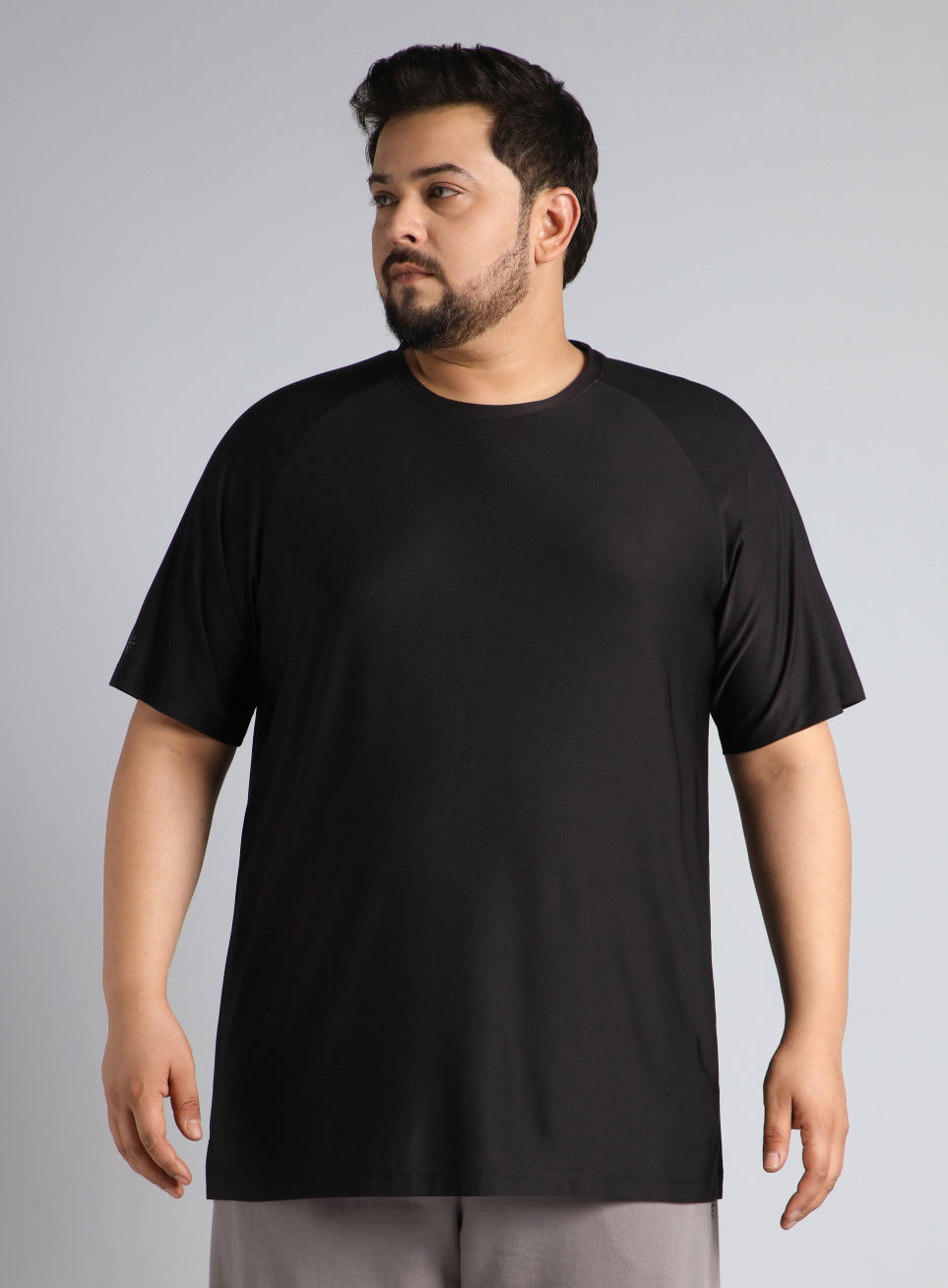 Men's Black Ultimate Training Plus Size regular fit T-shirt