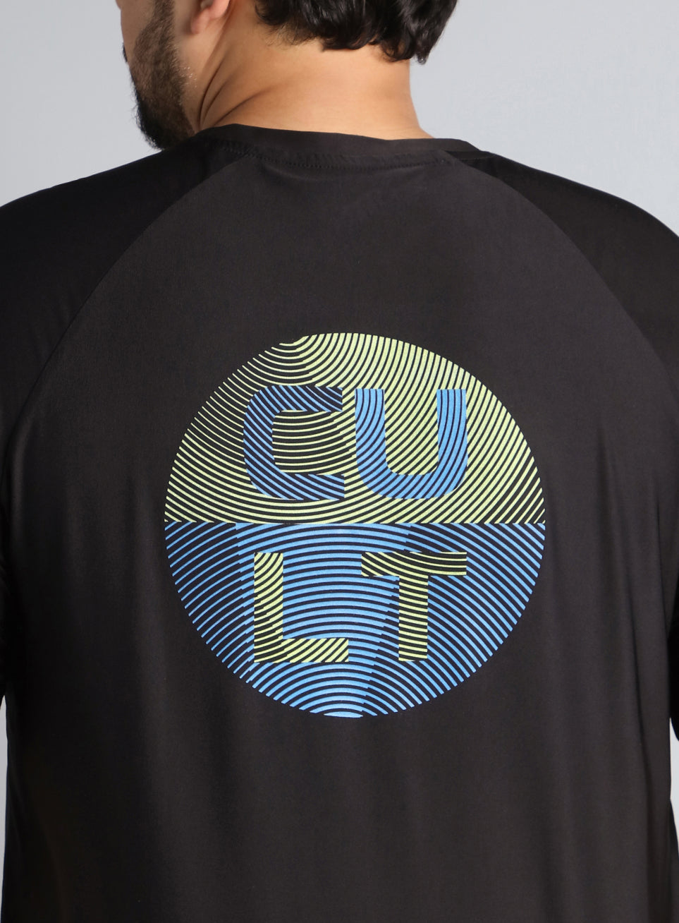 Men's Black Ultimate Training Plus Size regular fit T-shirt