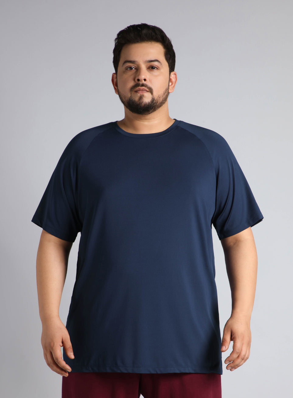 Men's Navy Ultimate Training Plus Size regular fit T-shirt