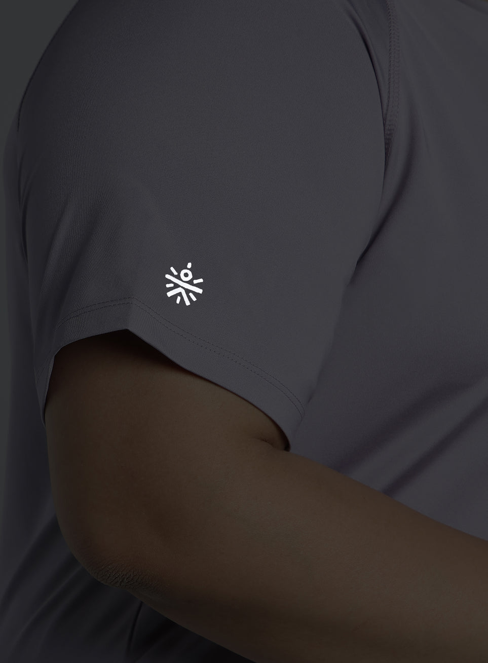 Women's Purple Running Essential Plus Size Regular Fit T-shirt