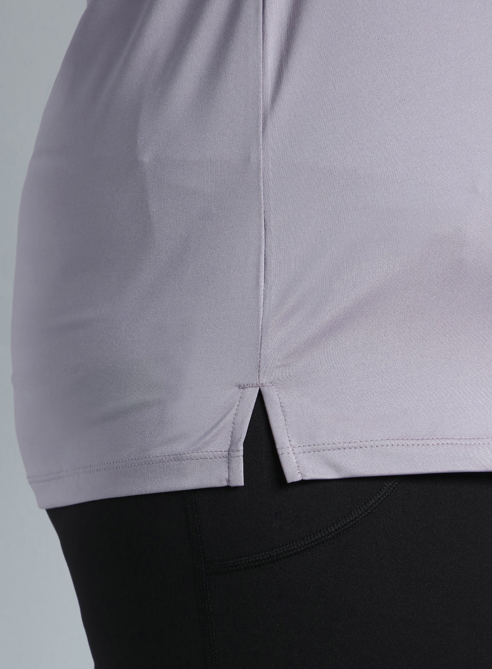 Women's Purple Running Essential Plus Size Regular Fit T-shirt