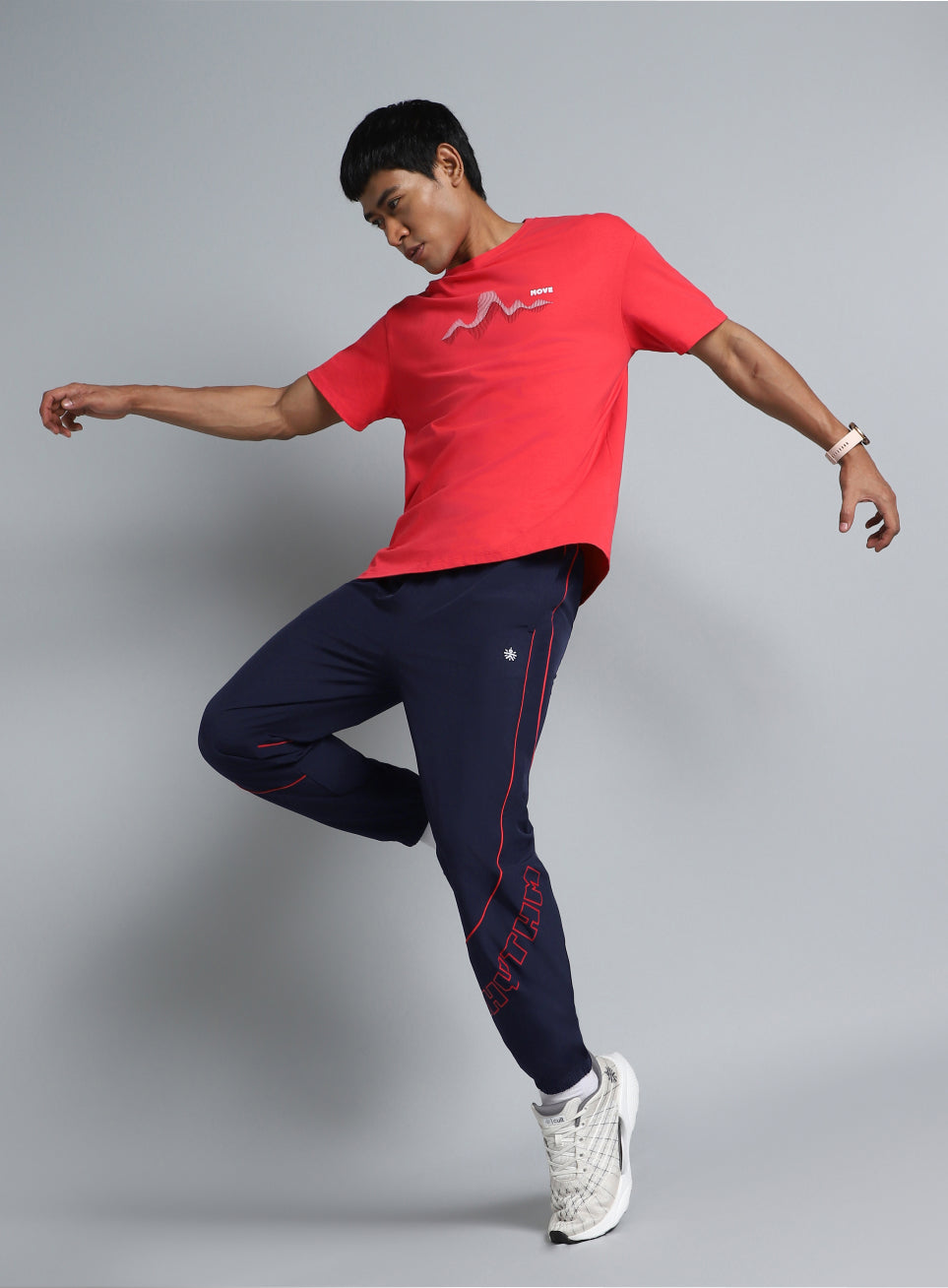 Men's Navy Rhythm Print Joggers