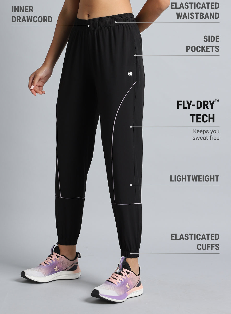 Women's Black Dance Off Joggers