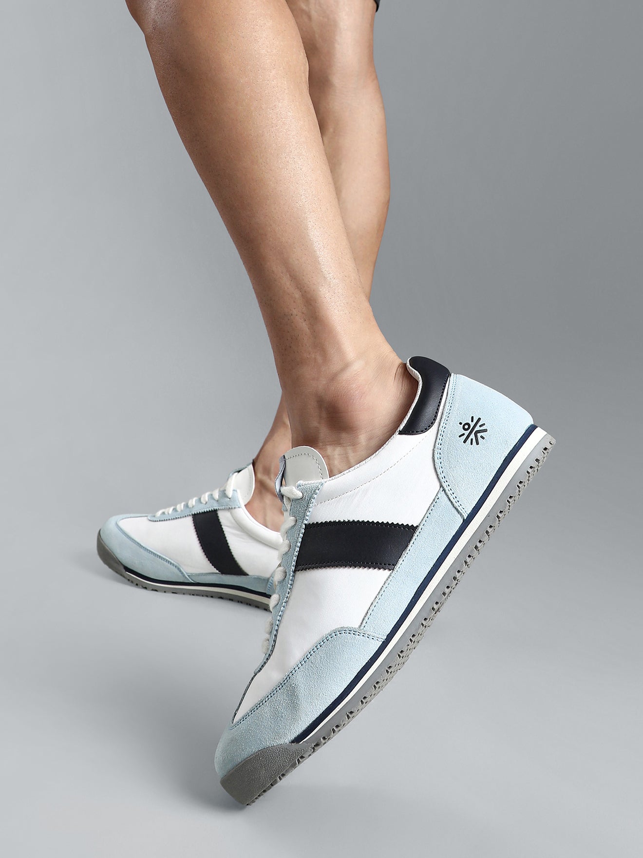 cult Men's UrbanEdge Sneakers - White/Ice Blue