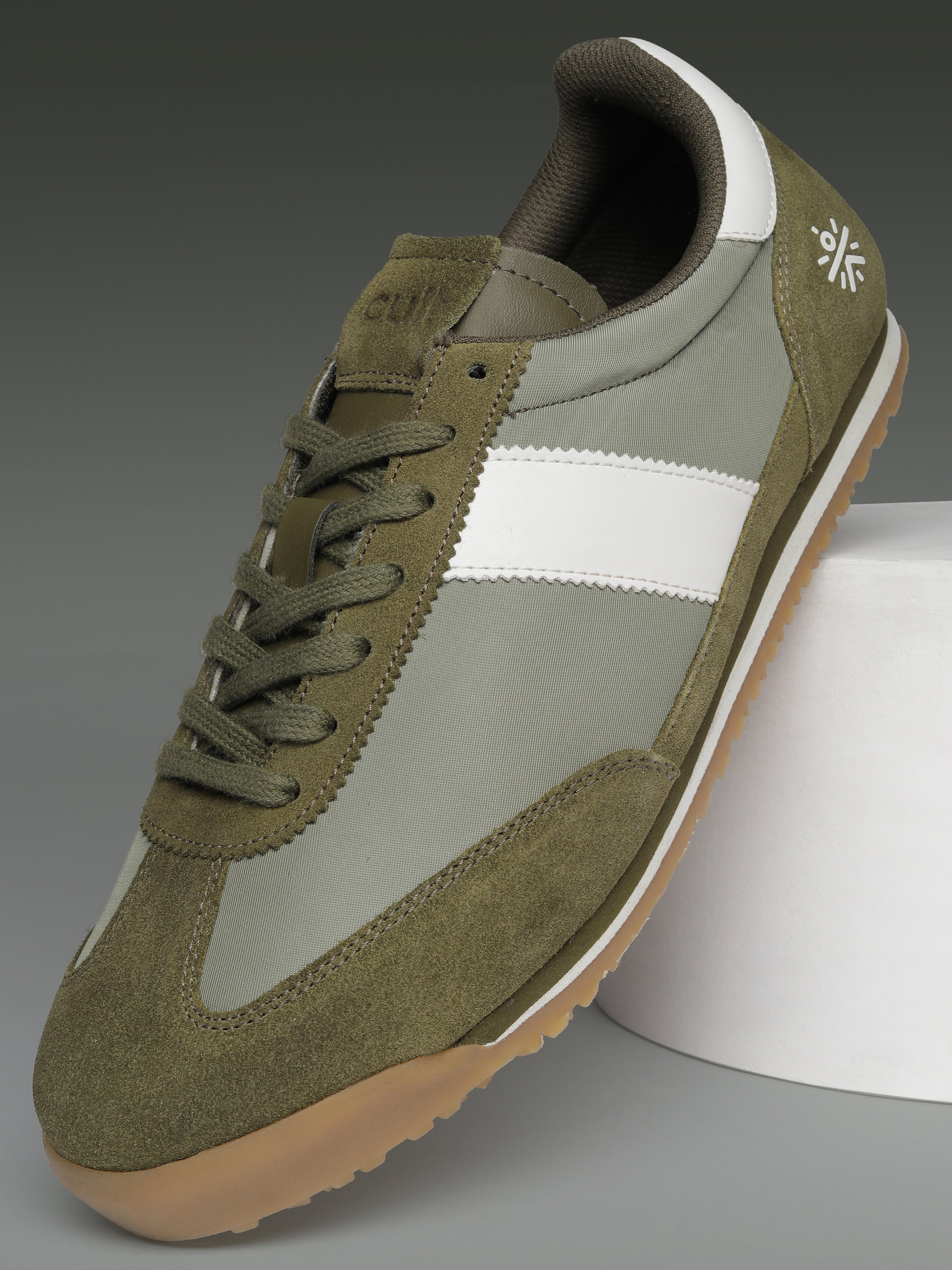 cult Men's UrbanEdge Sneakers - Sage Green/White