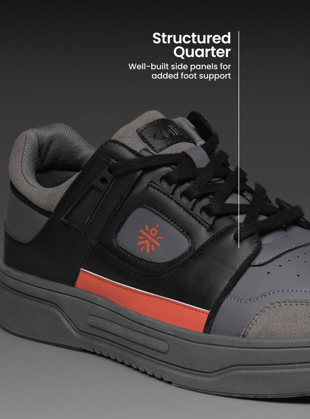 cult Men's AeroLite Sneakers - D.Grey/Black