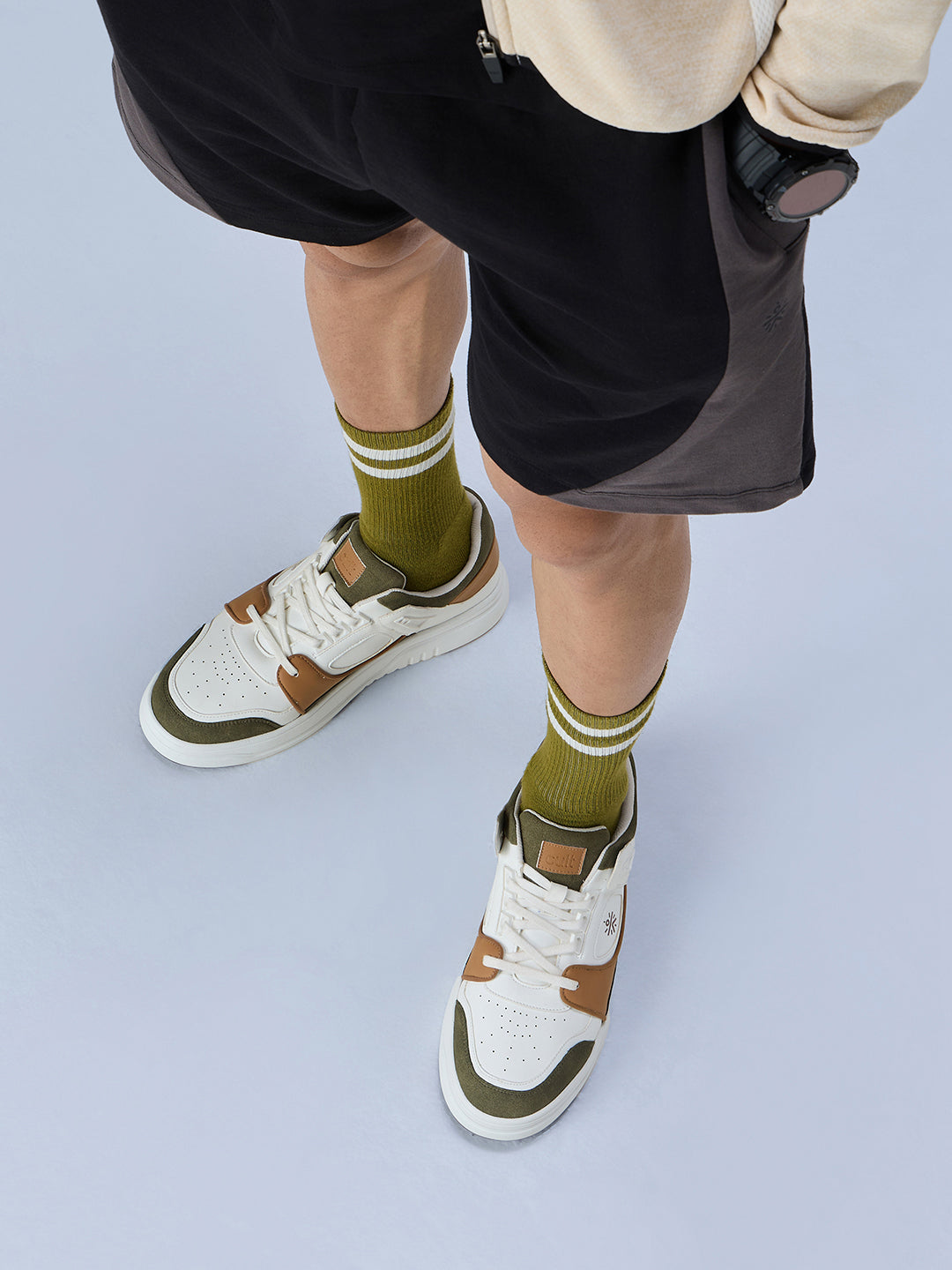 cult Men's AeroLite Sneakers - White/Tan