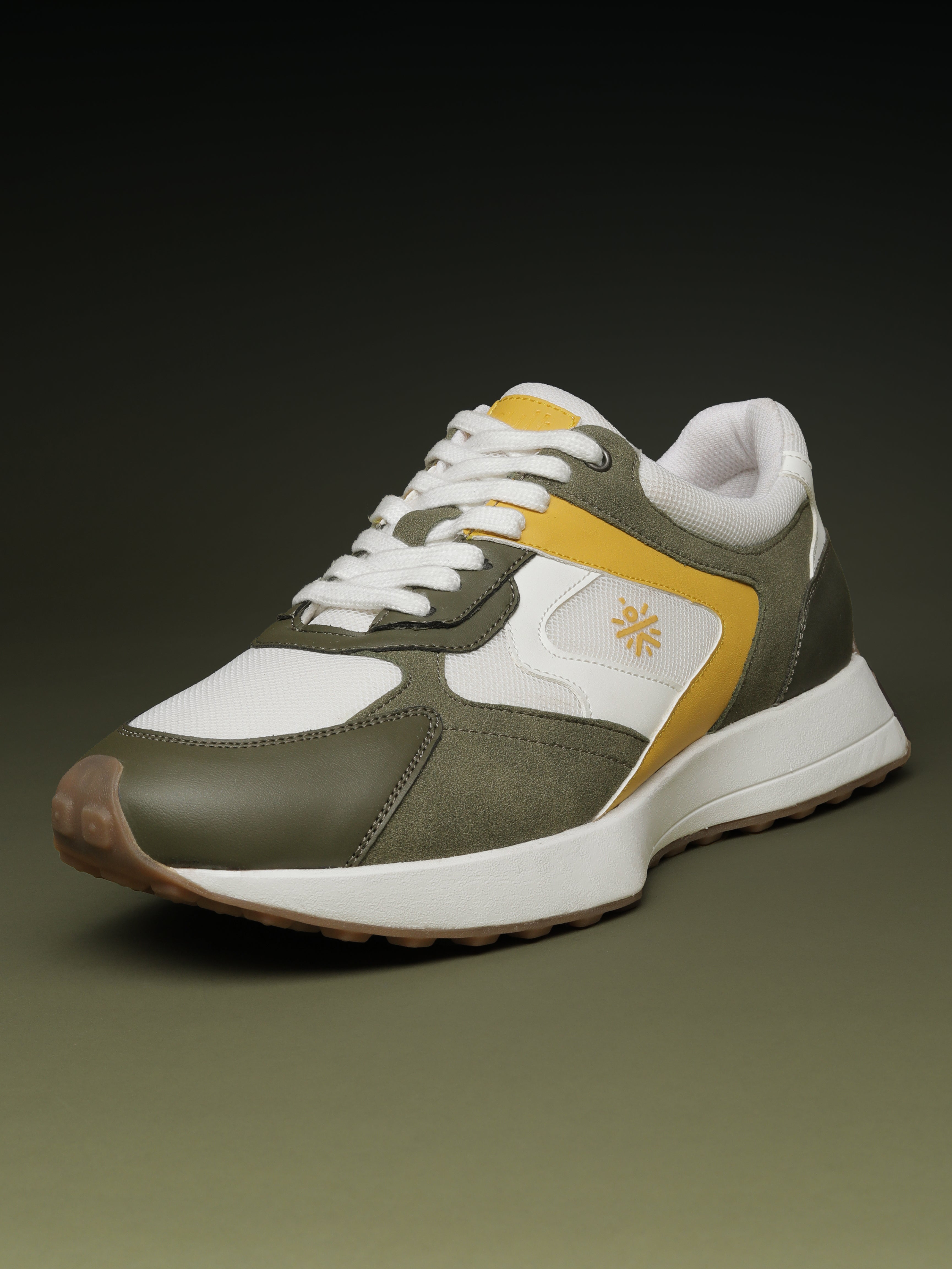 cult Men's EasyBreezy Sneakers - White/Olive