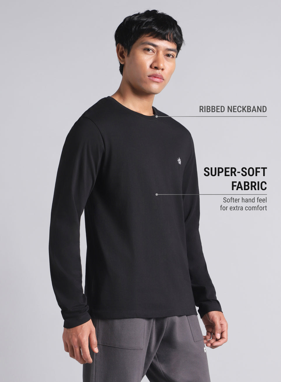 Men's Cult Essential Cotton Pack of 2 Full Sleeve T-shirts