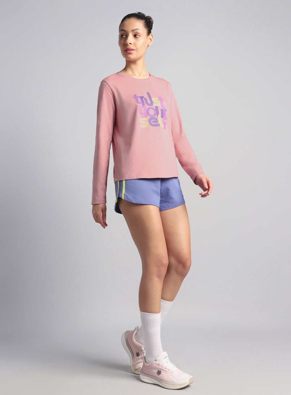 Women's Pink Trust Yourself Graphic T-shirt