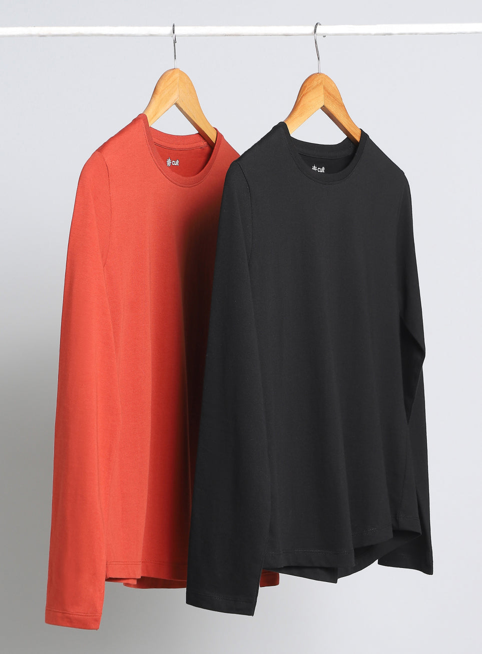 Women's Cult Essential Cotton Pack of 2 Full Sleeve T-Shirts